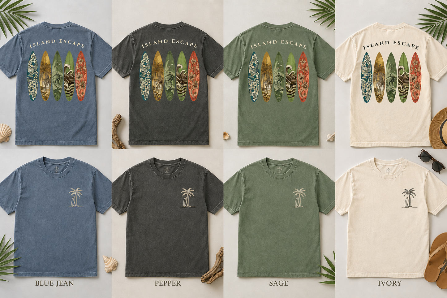 Island Escape Comfort Colors Tee