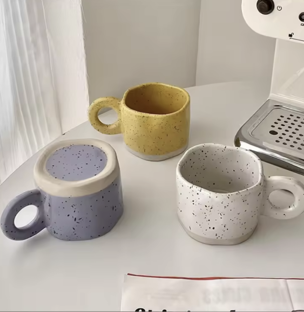 Ember & Laurel Speckled Mug Set (3-Piece)