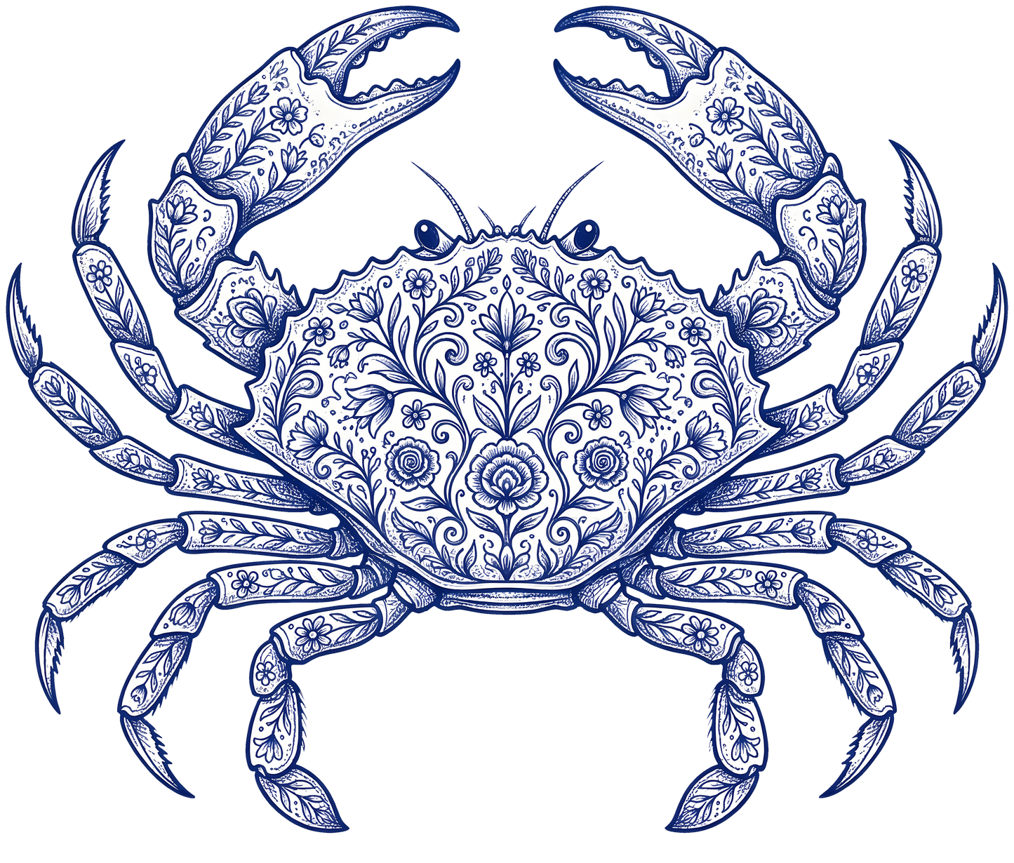 Coastal Crab Comfort Colors Tee