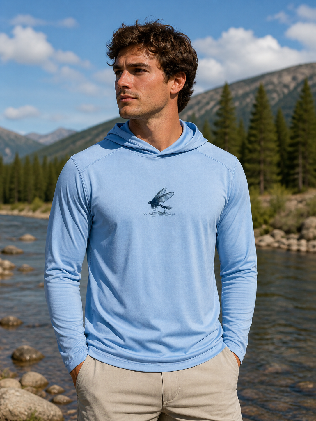 River Drift Performance Hoodie – UPF 50