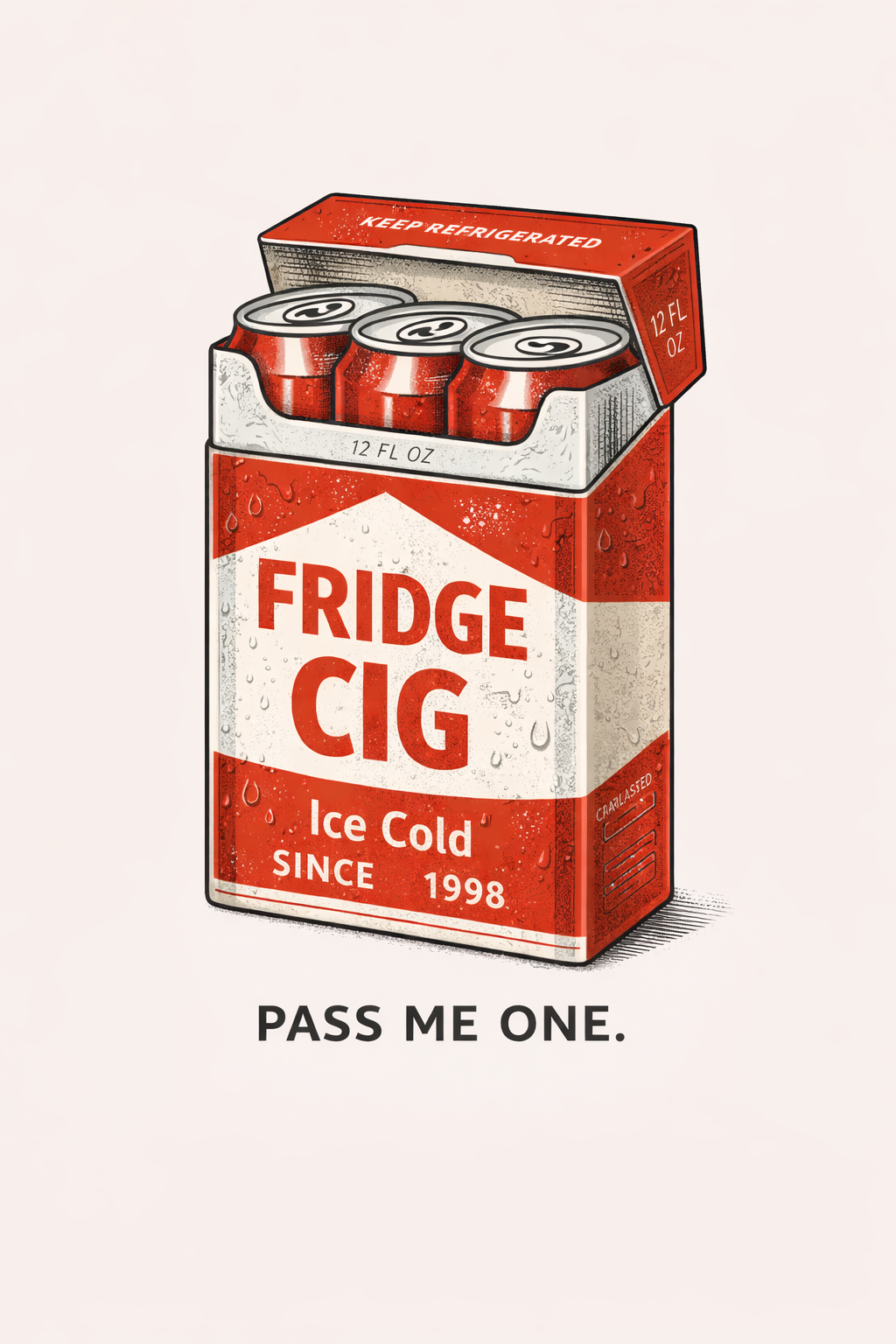 Fridge Cig Lightweight Vintage Tee Short Sleeve