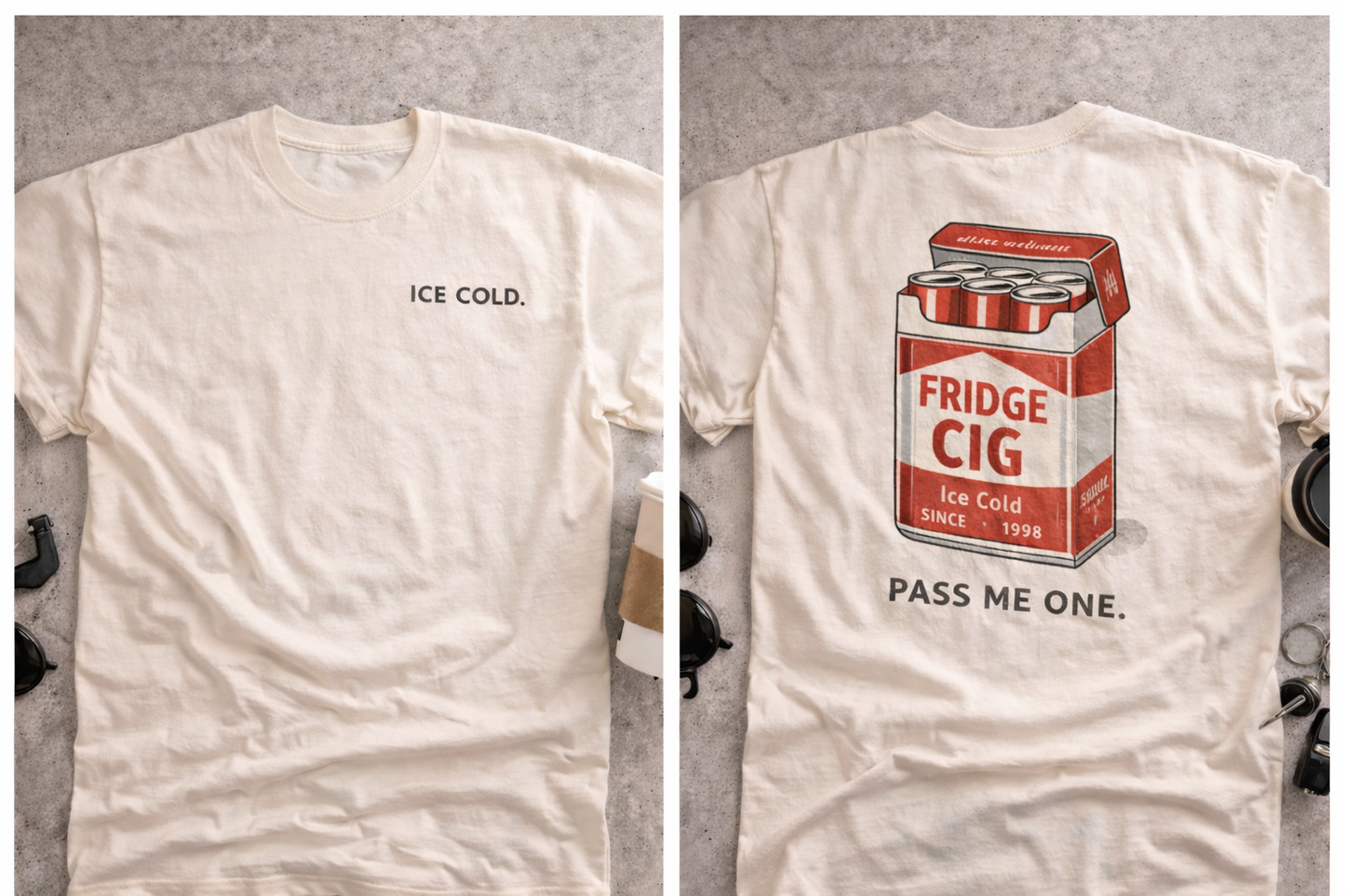 Fridge Cig Lightweight Vintage Tee Short Sleeve