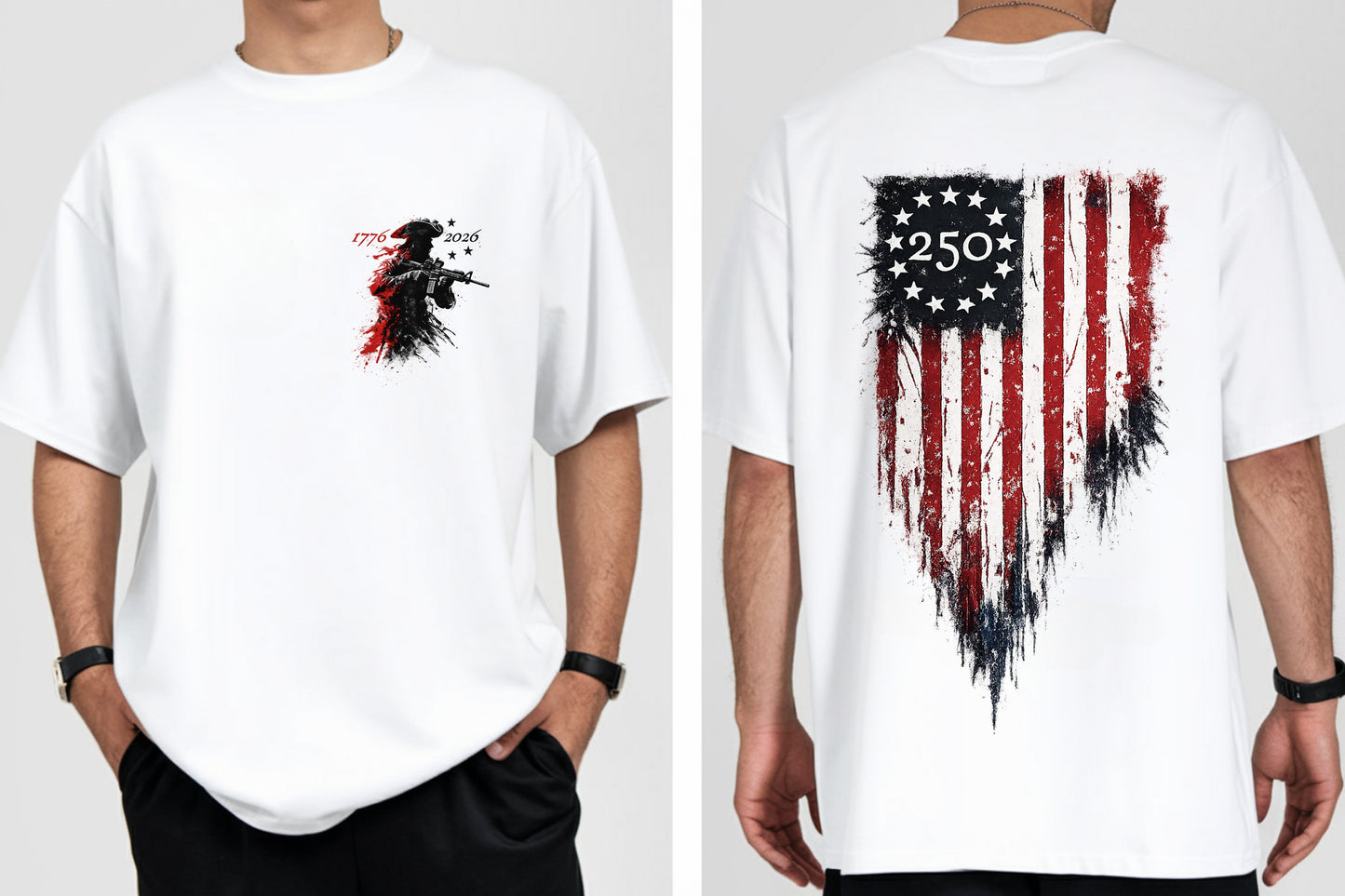 Comfort Colors® 250 Years of Freedom Tee | 1776–2026 Patriotic Shirt