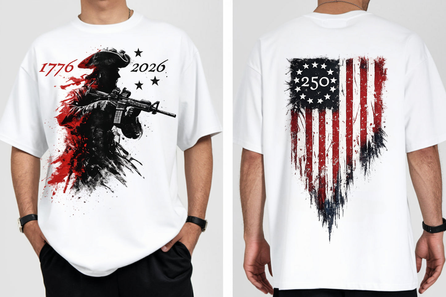 Comfort Colors® 250 Years of Freedom Tee | 1776–2026 Patriotic Shirt