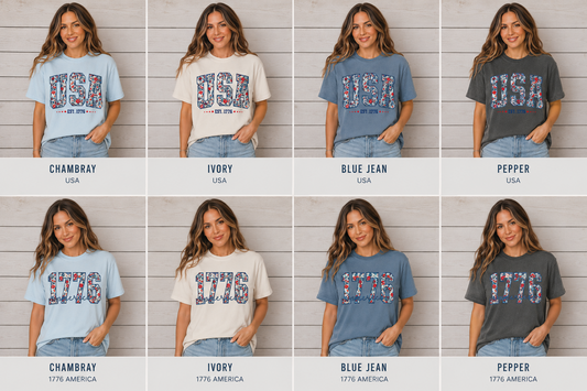 USA/1776 Comfort Colors Tee