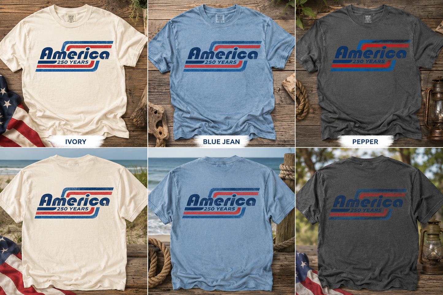 Vintage America Comfort Colors Tee