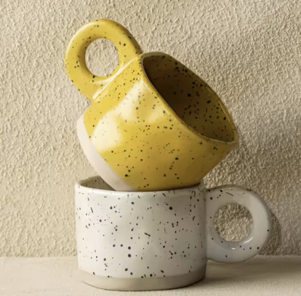Ember & Laurel Speckled Mug Set (3-Piece)